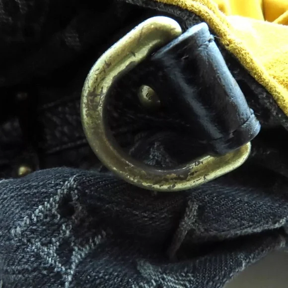 💎✨ DENIM ✨💎 LOUIS VUITTON X-LARGE HOBO MAHINA - Picture 14 of 17